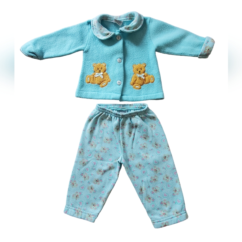Vintage Baby Paris 3/6mo Teddy Bear Outfit